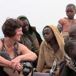 Anny Jordans met Mirembe in Oeganda