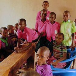 5 kamuli kids in new class room a